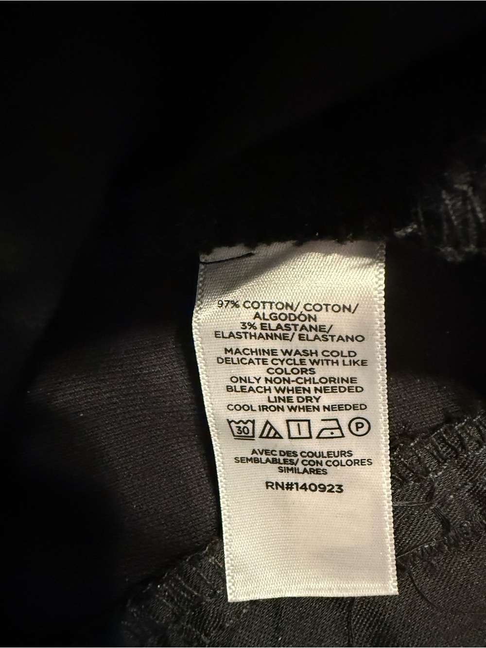 LOFT Black Velvet Sailor Button Skinny Pants Size 10 / 30 - Picture 7 of 9